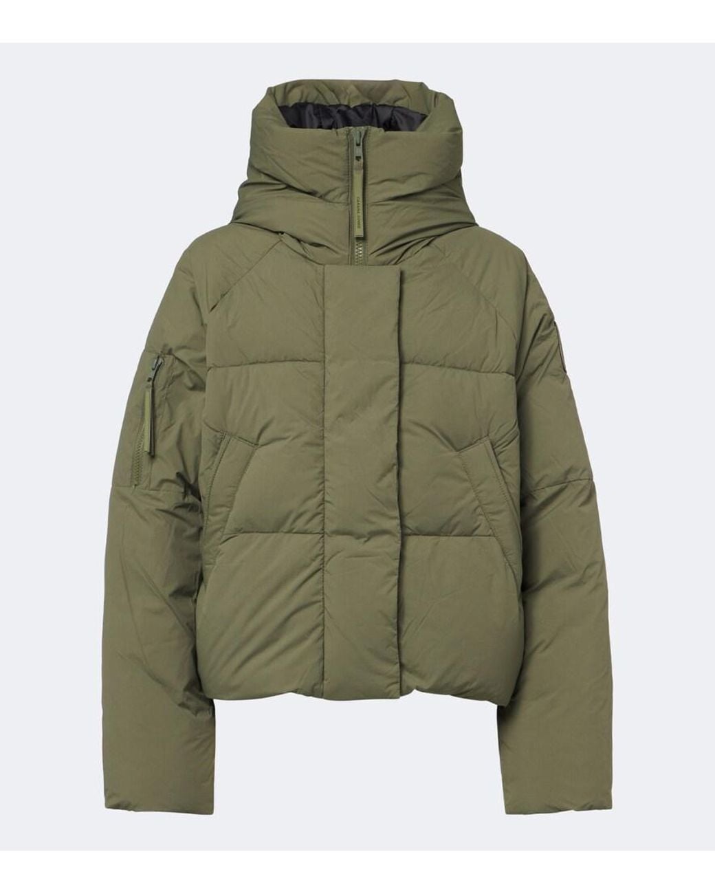 Canada Goose Green Chilliwack Hooded Down Jacket