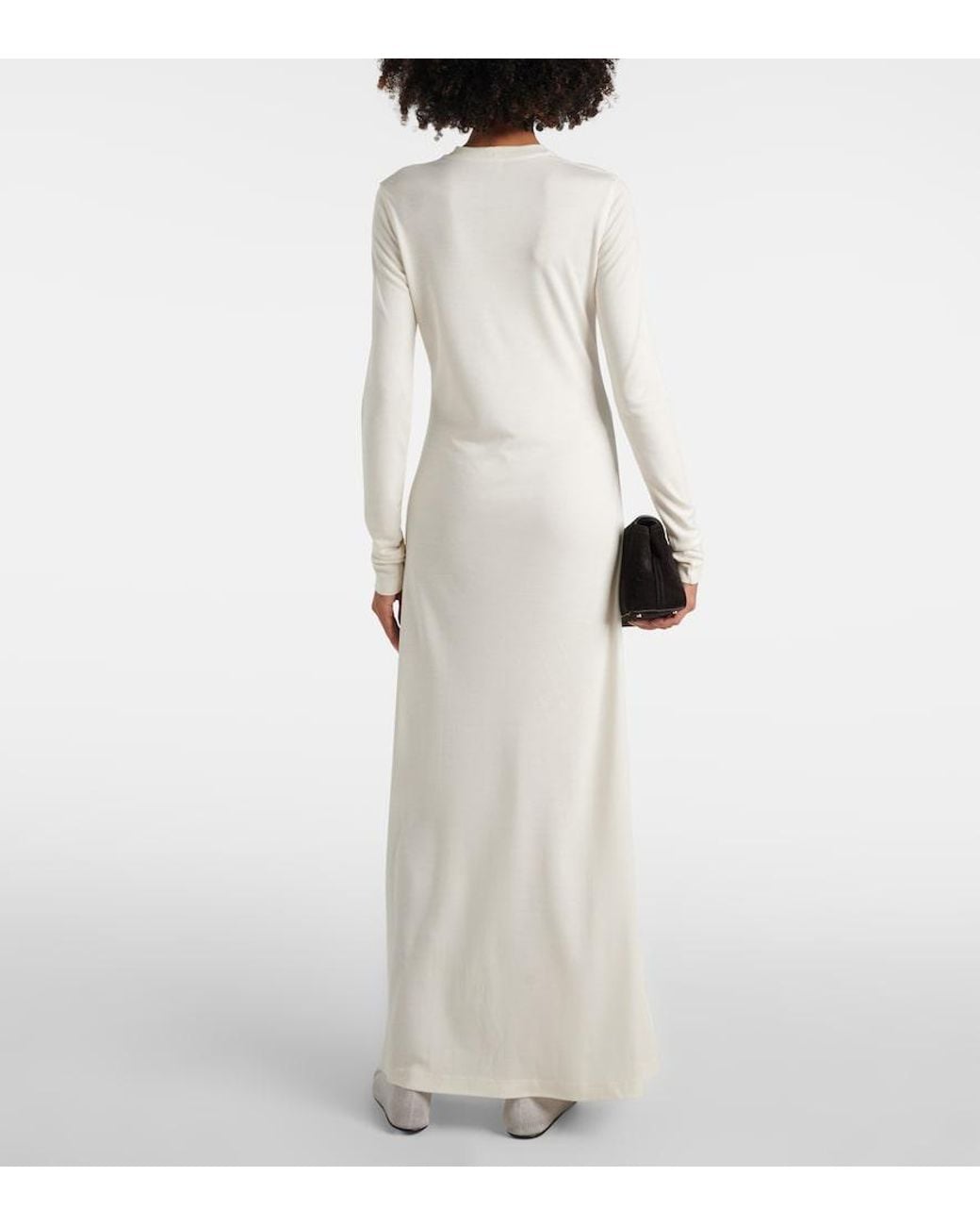 Totême  White Jersey Maxi Dress