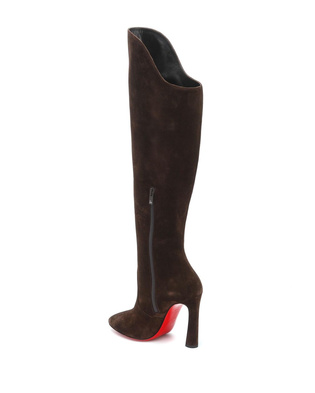 Christian Louboutin Eleonor Botta 100 Suede Knee high Boots in