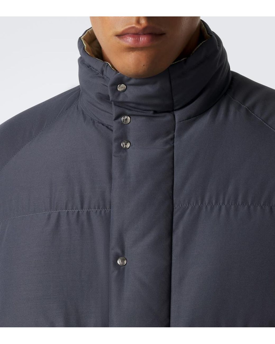 Moncler Blue Verone Down Jacket for men