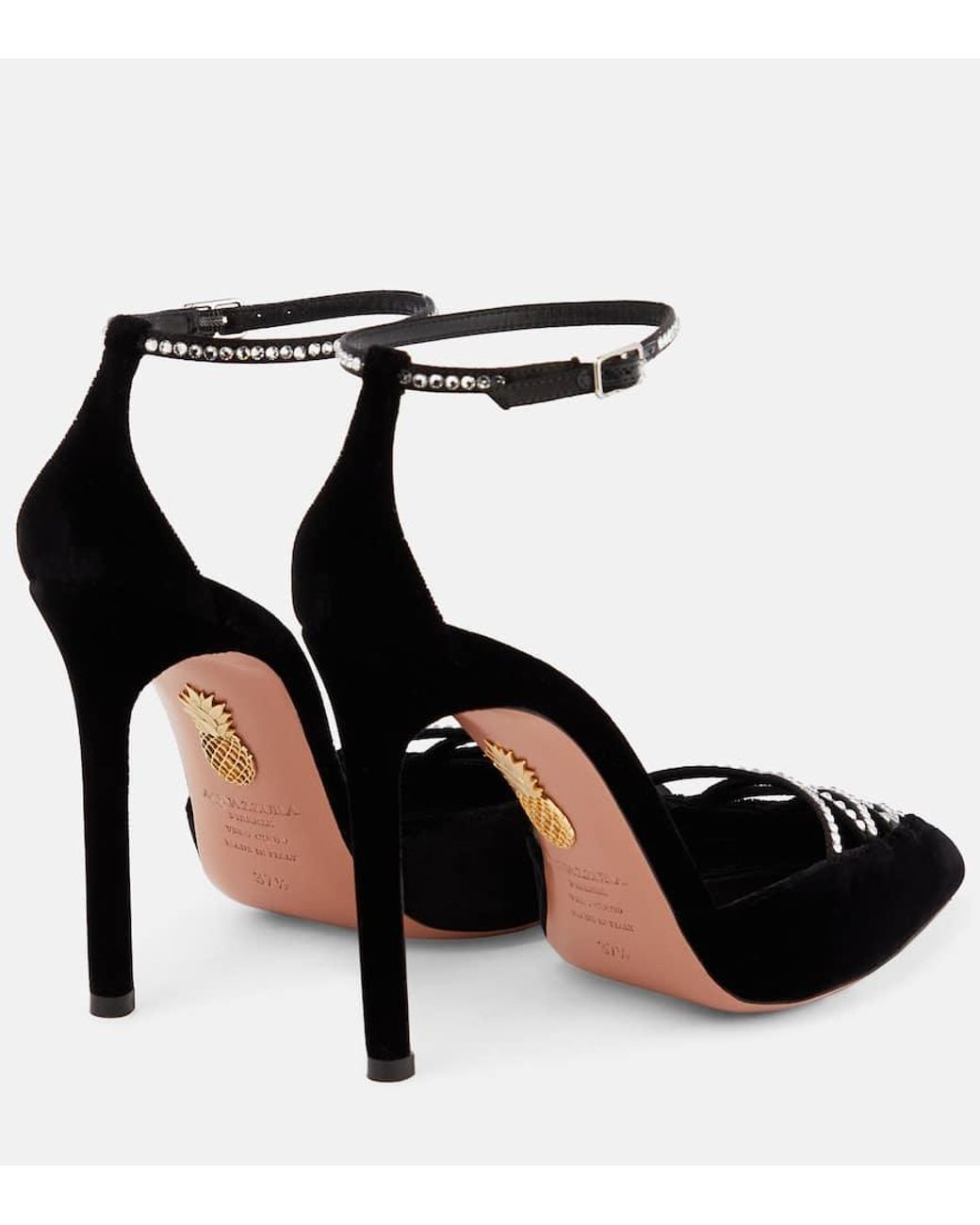 Aquazzura sale velvet pumps