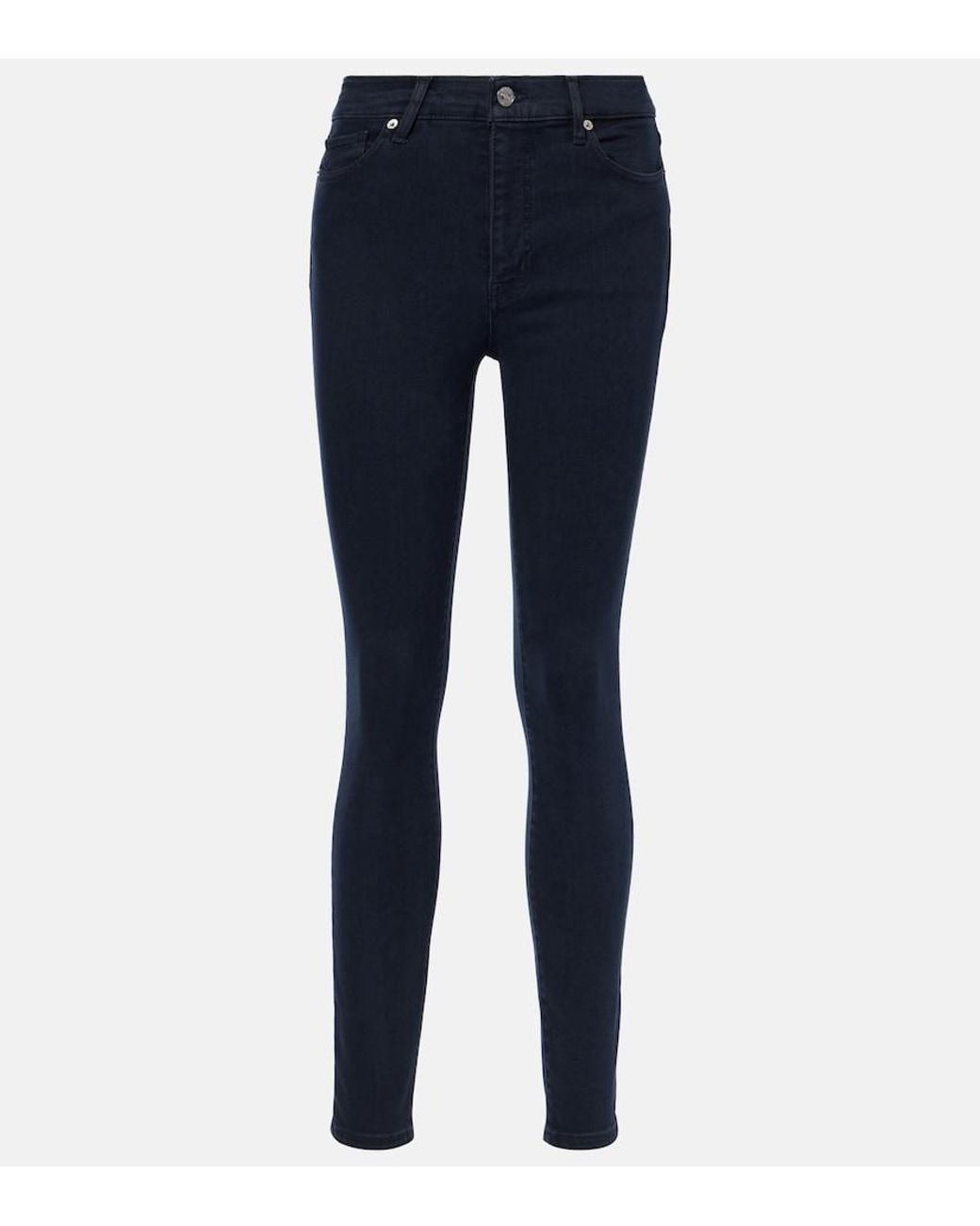 FRAME Blue Le High Skinny Jeans