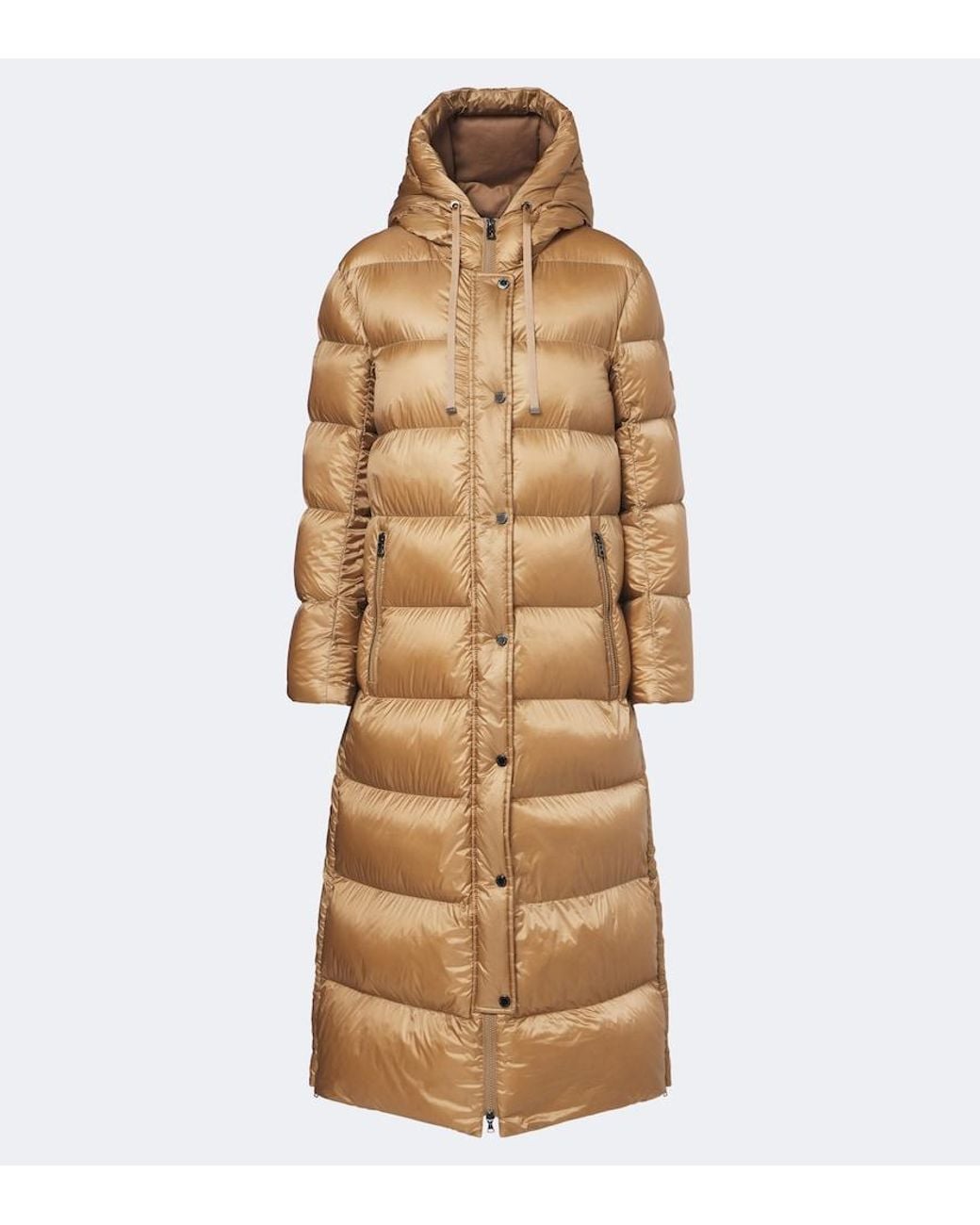 Bogner Natural Maxie Hooded Down Coat