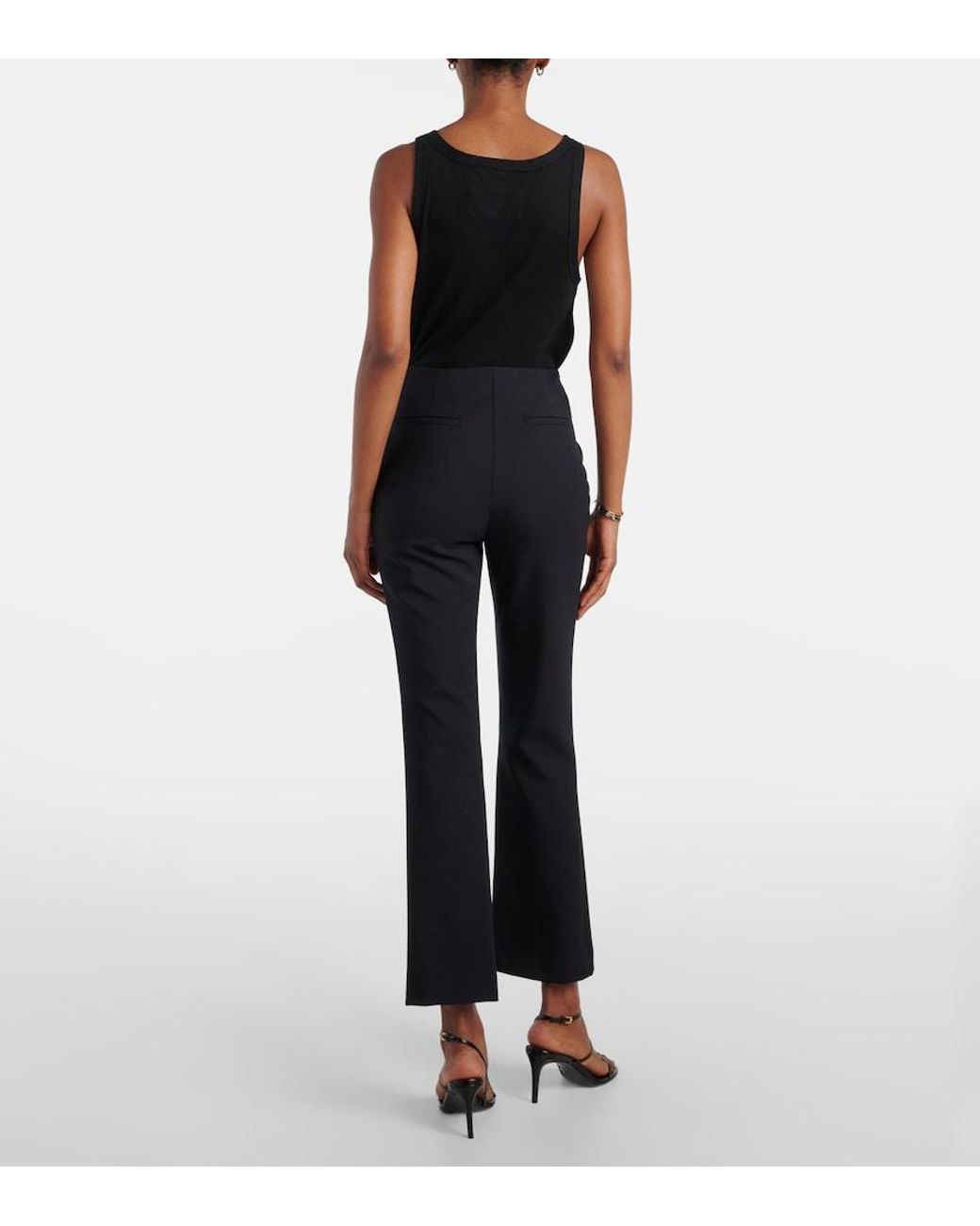 Jonathan Simkhai Blue Michelle Flared Pants