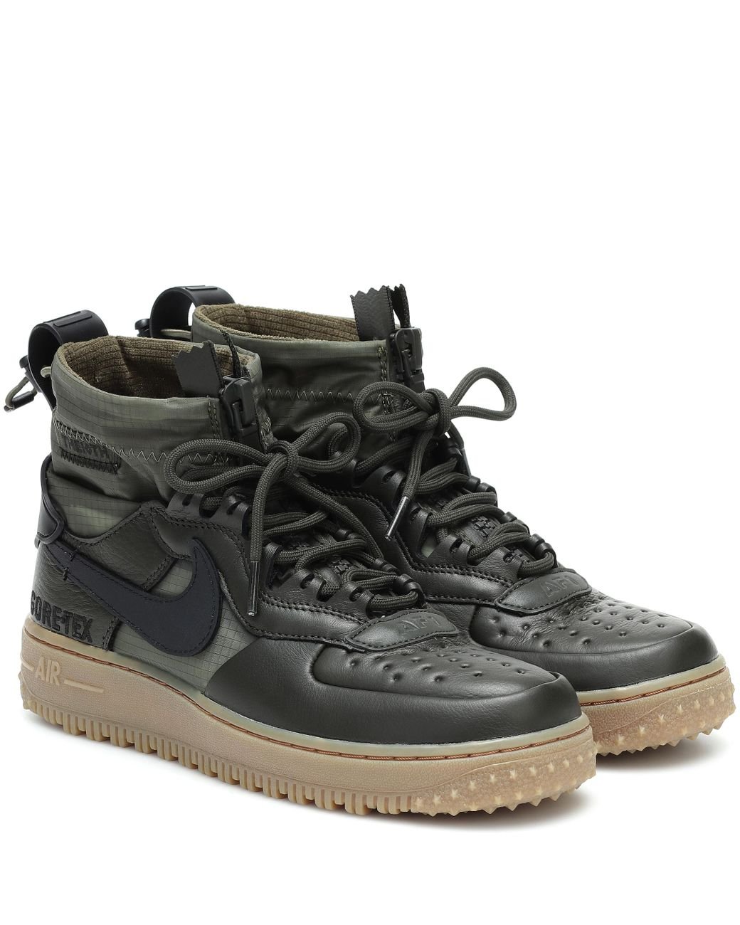 Nike Air Force 1 Winter Gore-tex Ankle Boots in Green | Lyst