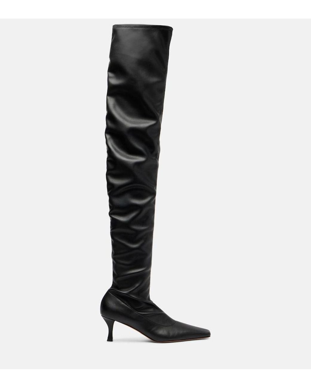 Proenza Schouler Black 60 Over-The-Knee Boots