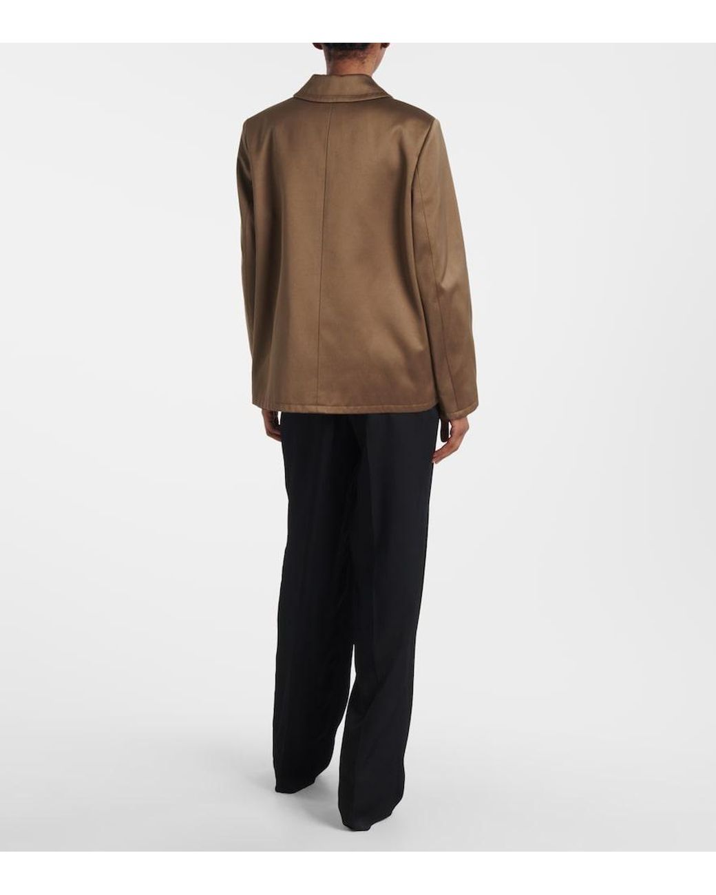 Altuzarra Brown Bart Single-Breasted Jacket