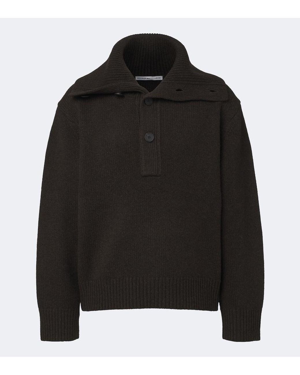 Studio Nicholson Black Yak And Wool Sweater for men