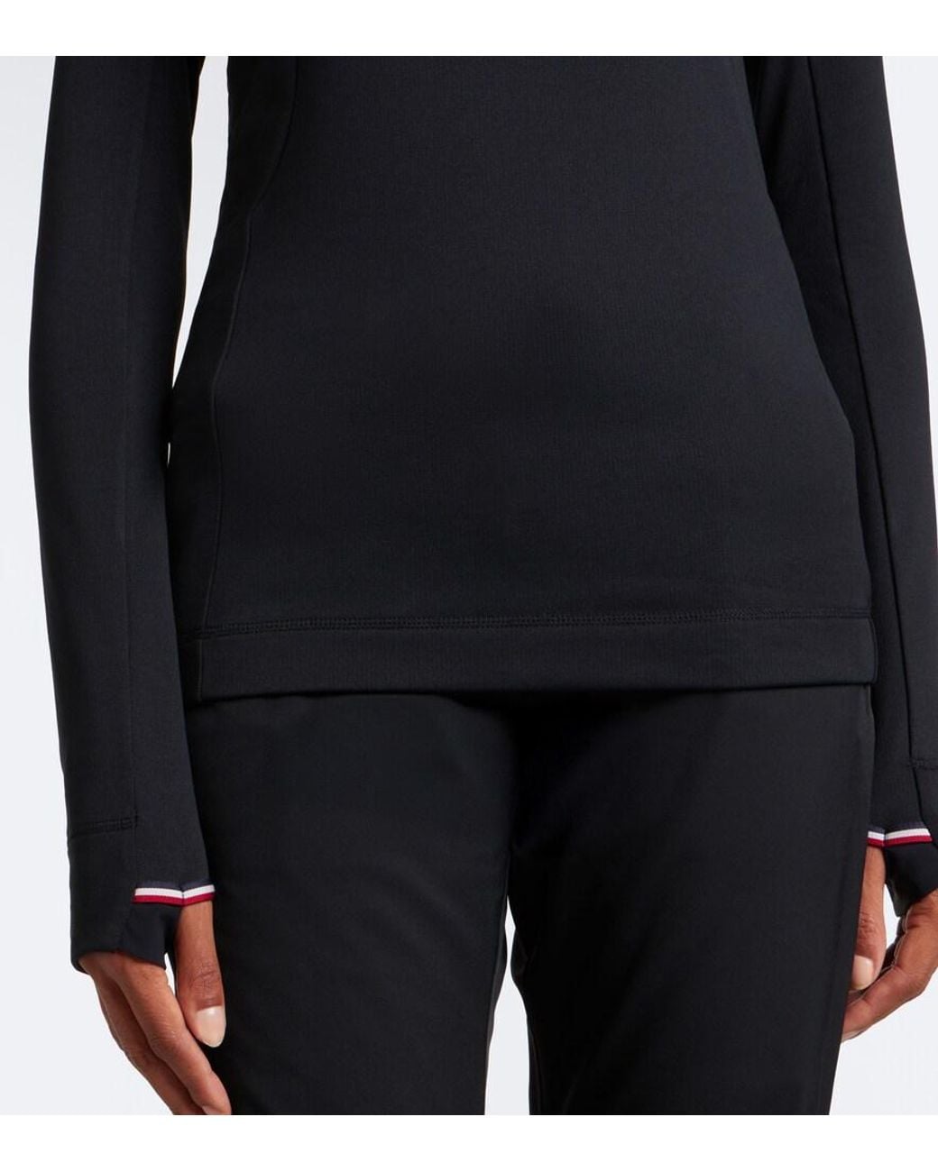 Moncler Black Polartec Ski Top