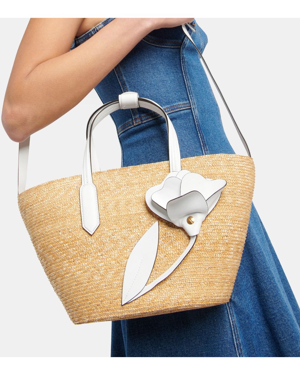 Oscar de la renta tote bag cheap
