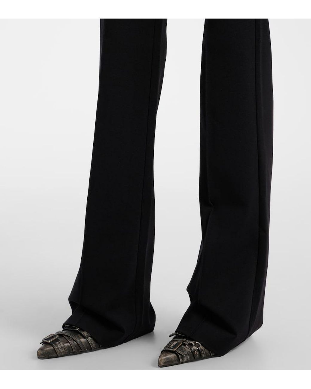 Wardrobe NYC Black Flared Pants