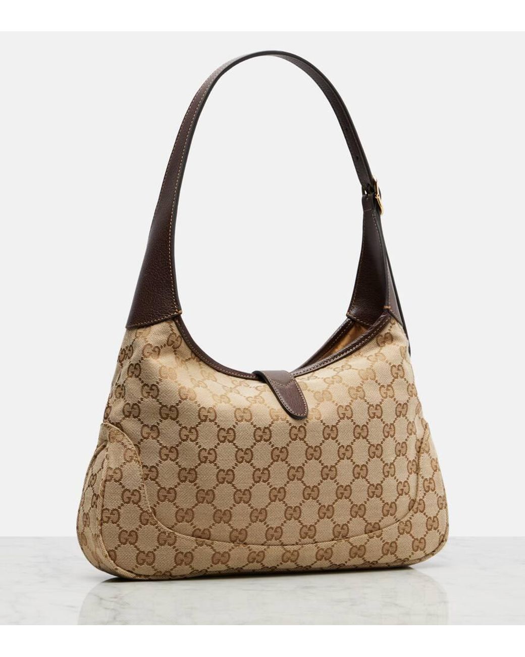 Gucci Brown Jackie 1961 Small Shoulder Bag