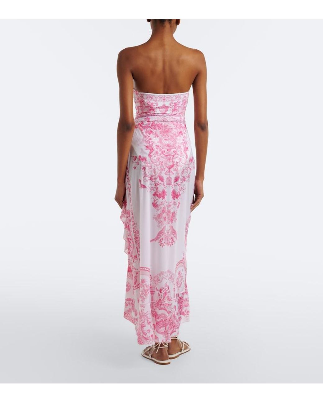 Camilla Pink Printed Beach Cover-Up