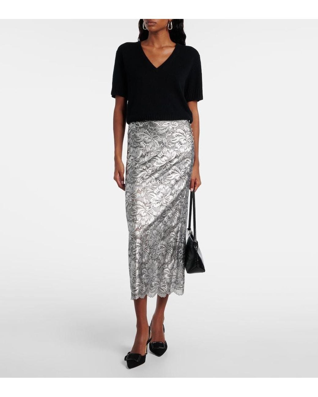 Jardin Des Orangers Black Cashmere Sweater