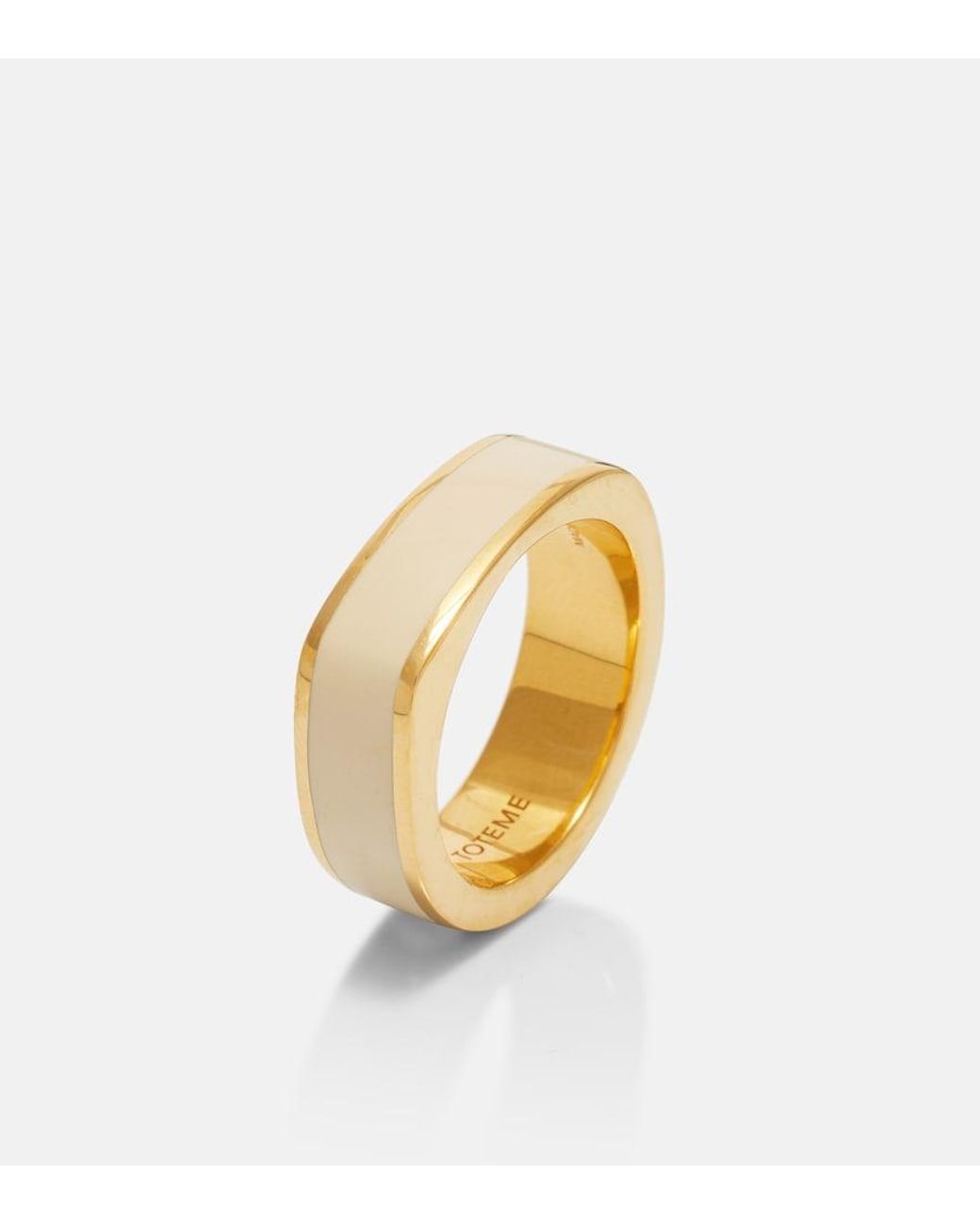 Totême Metallic Signature 18Kt-Plated Ring