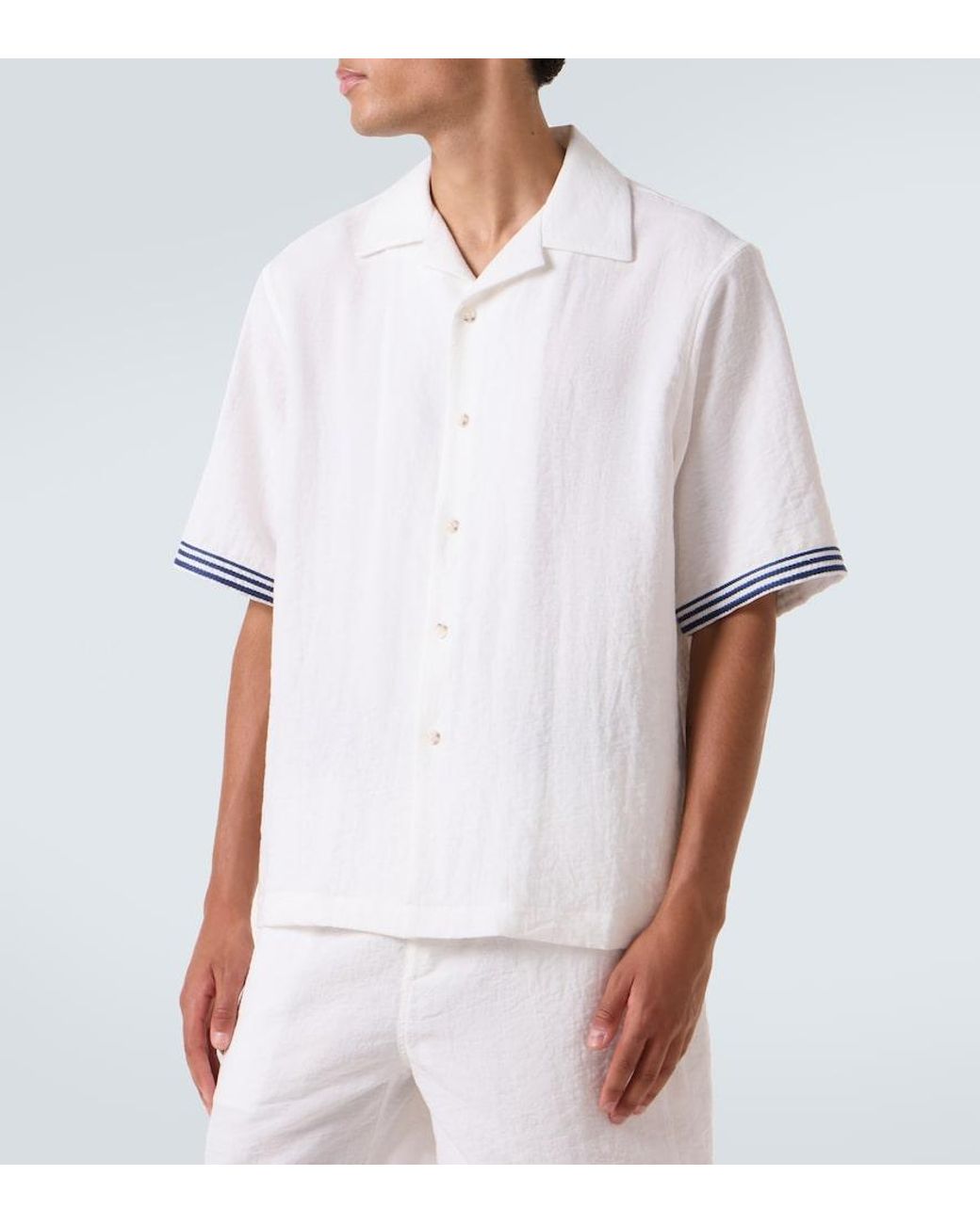 Chemise Brodee Commas pour homme en coloris White