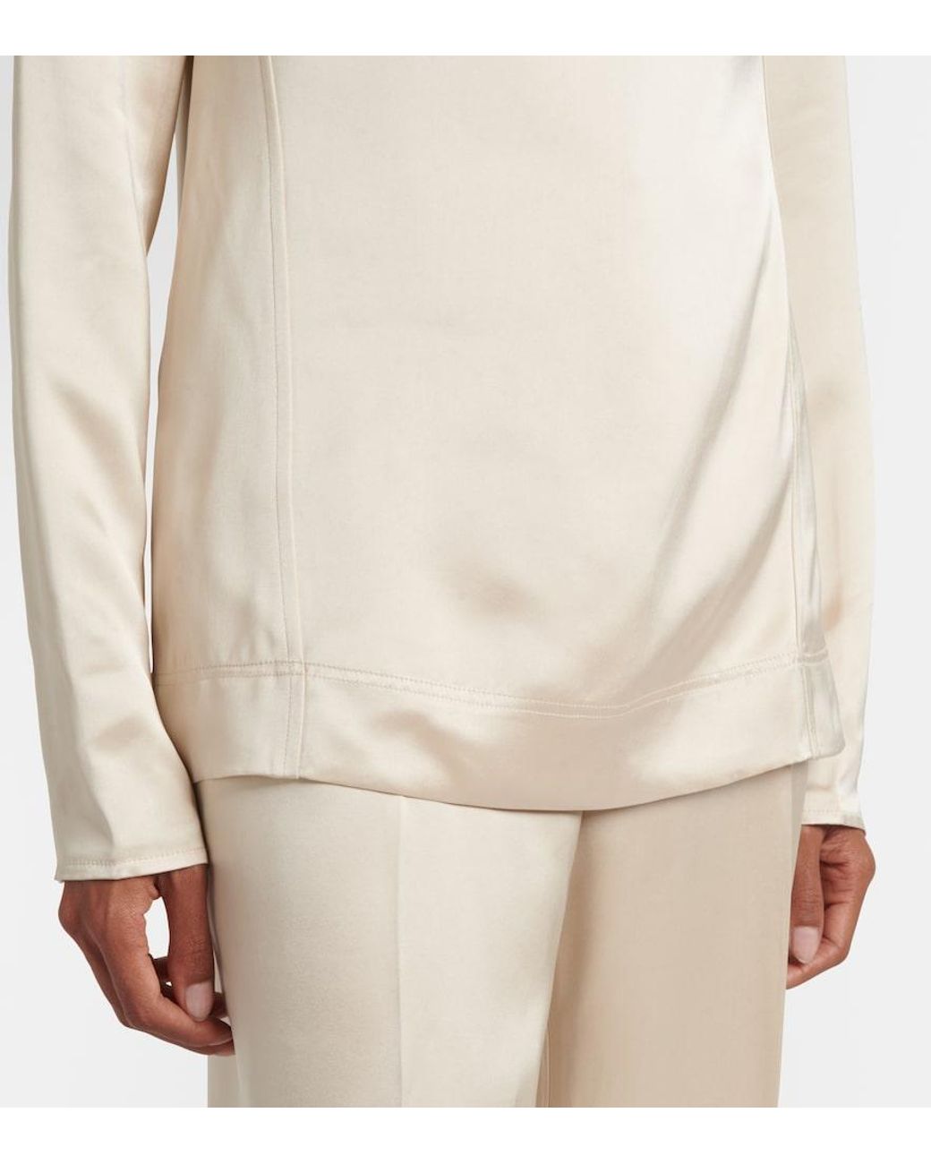 Totême Natural Satin Top
