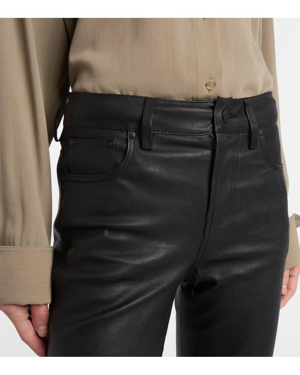 Pantalones Bootcut Sophie De Piel AG Jeans de color Blue