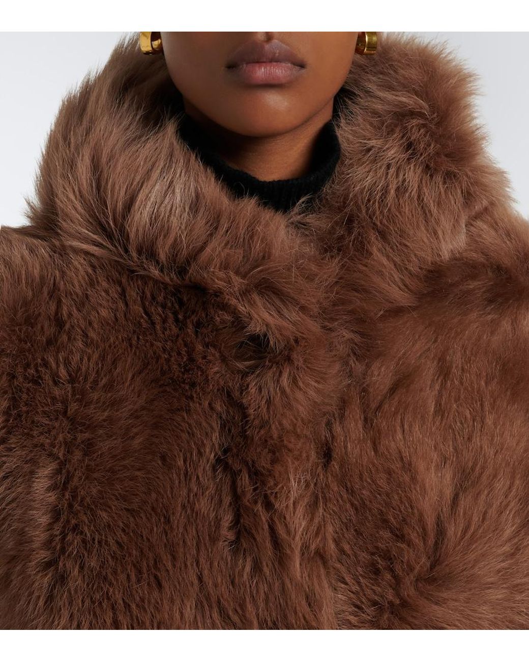 Proenza Schouler Brown Label Michelle Shearling Jacket