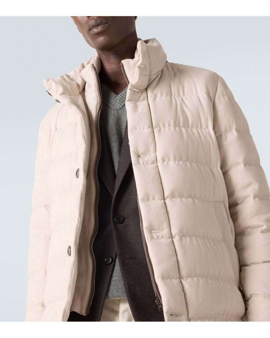 Herno Natural Down Coat for men