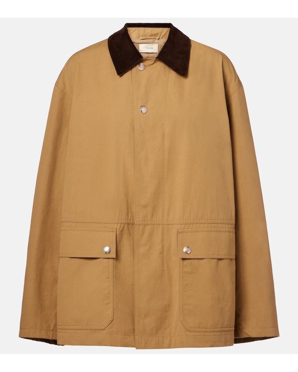 The Row Brown Frank Cotton Gabardine Jacket