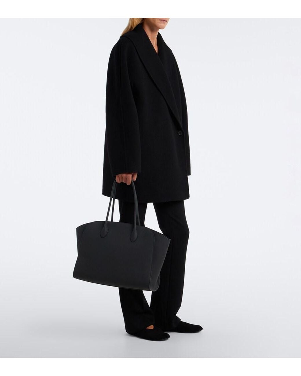 Borsa Marlo 14 di The Row in Black