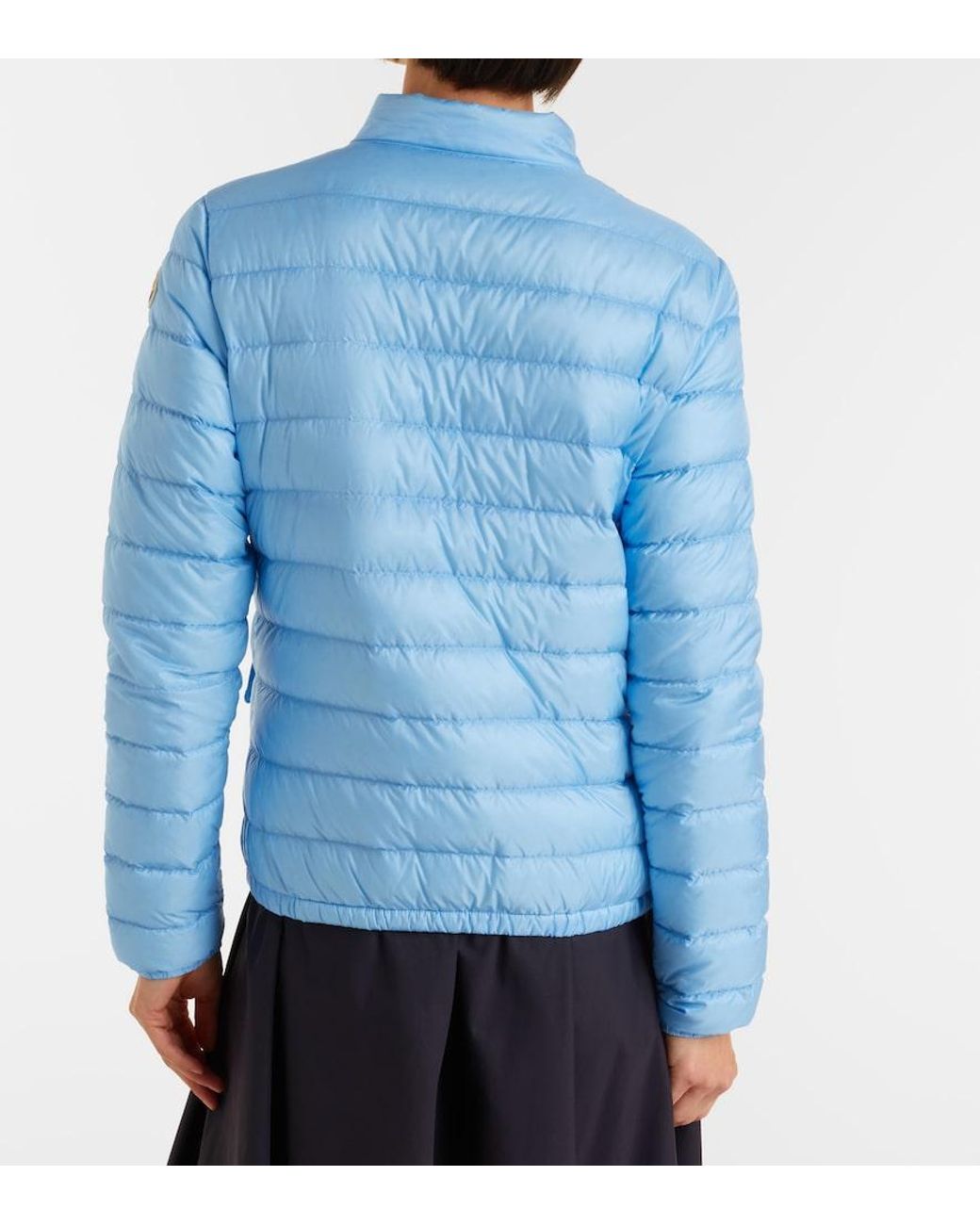 Moncler Blue Lans Quilted Down Jacket