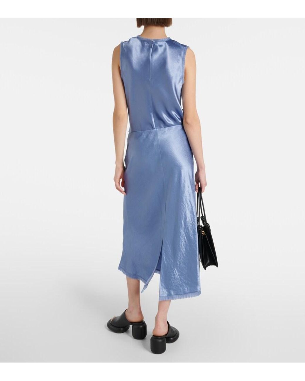 Vince Blue Midirock Aus Satin