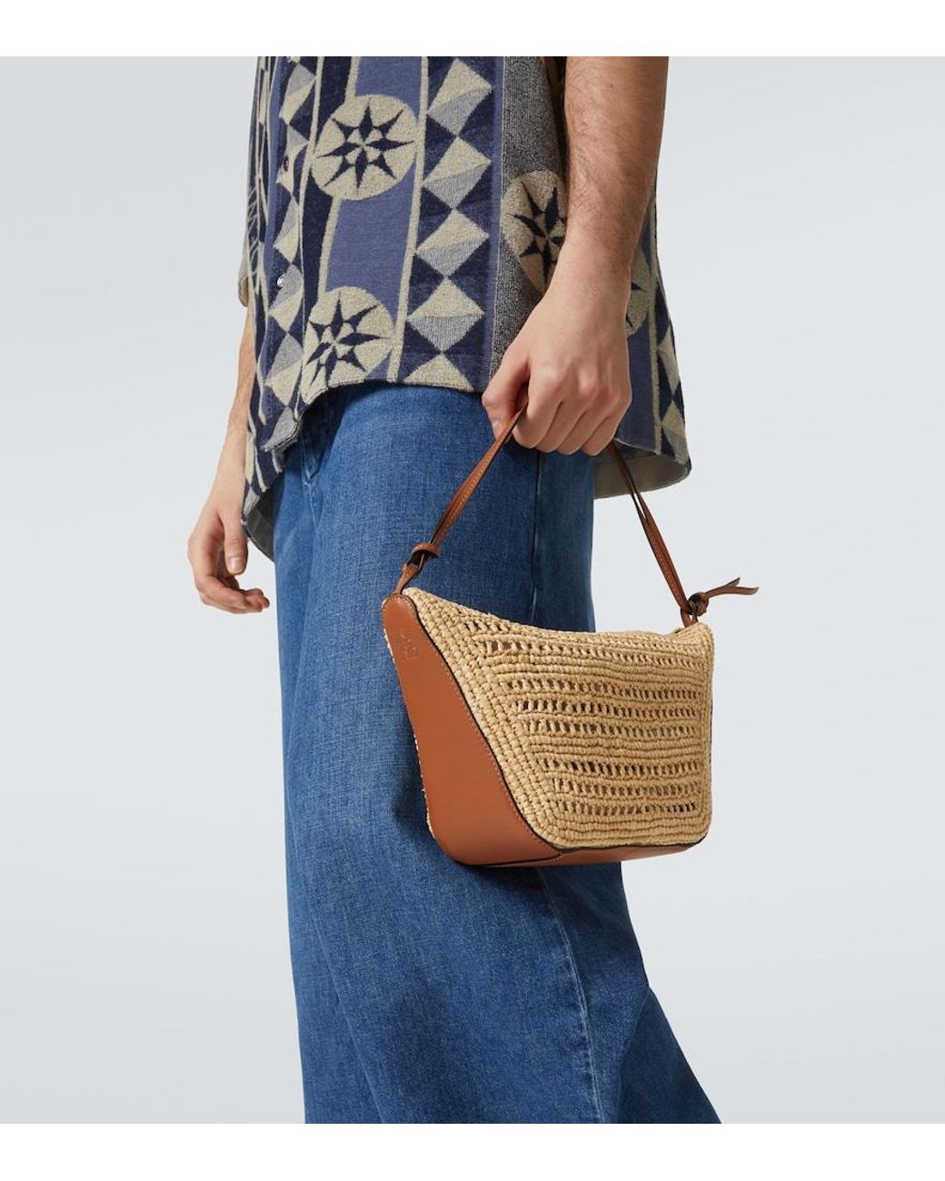 Loewe Metallic Paula's Ibiza Hammock Mini Shoulder Bag for men