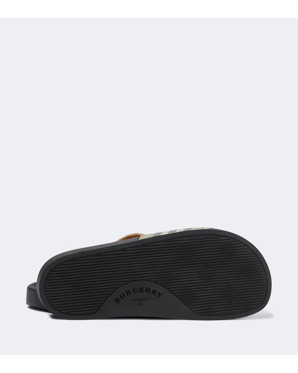 Burberry Natural Vintage Checked Slides for men