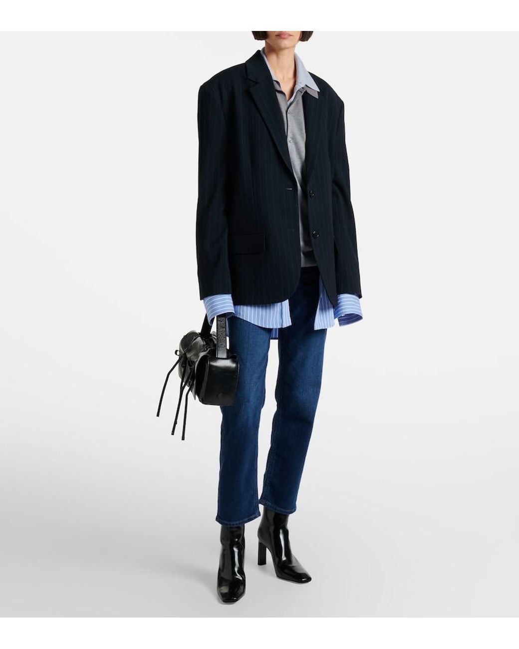 Citizens of Humanity Blue Delfina Straight Jeans