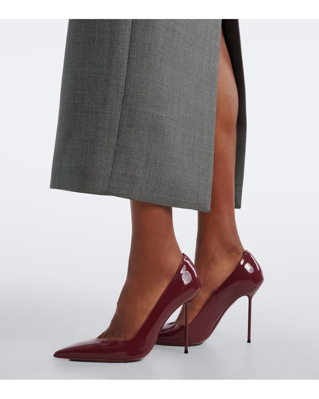 Paris Texas Purple Lidia Patent Leather Pumps
