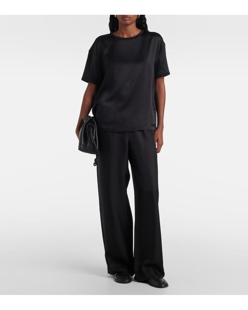 Lisa Yang Black Silk Top