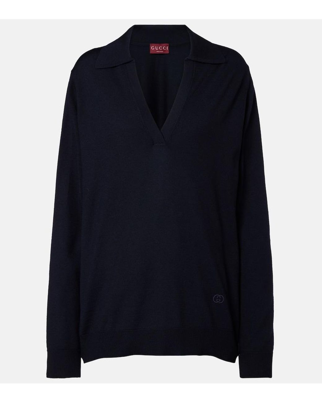 Gucci Blue Wool Sweater