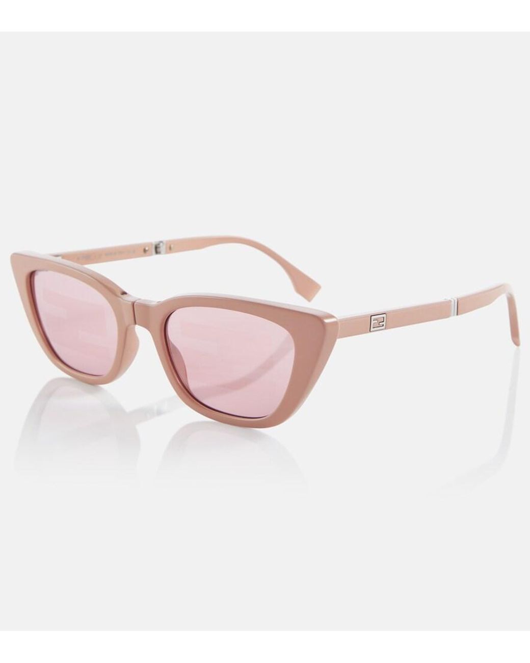 Fendi Pink Foldable Acetate Sunglasses