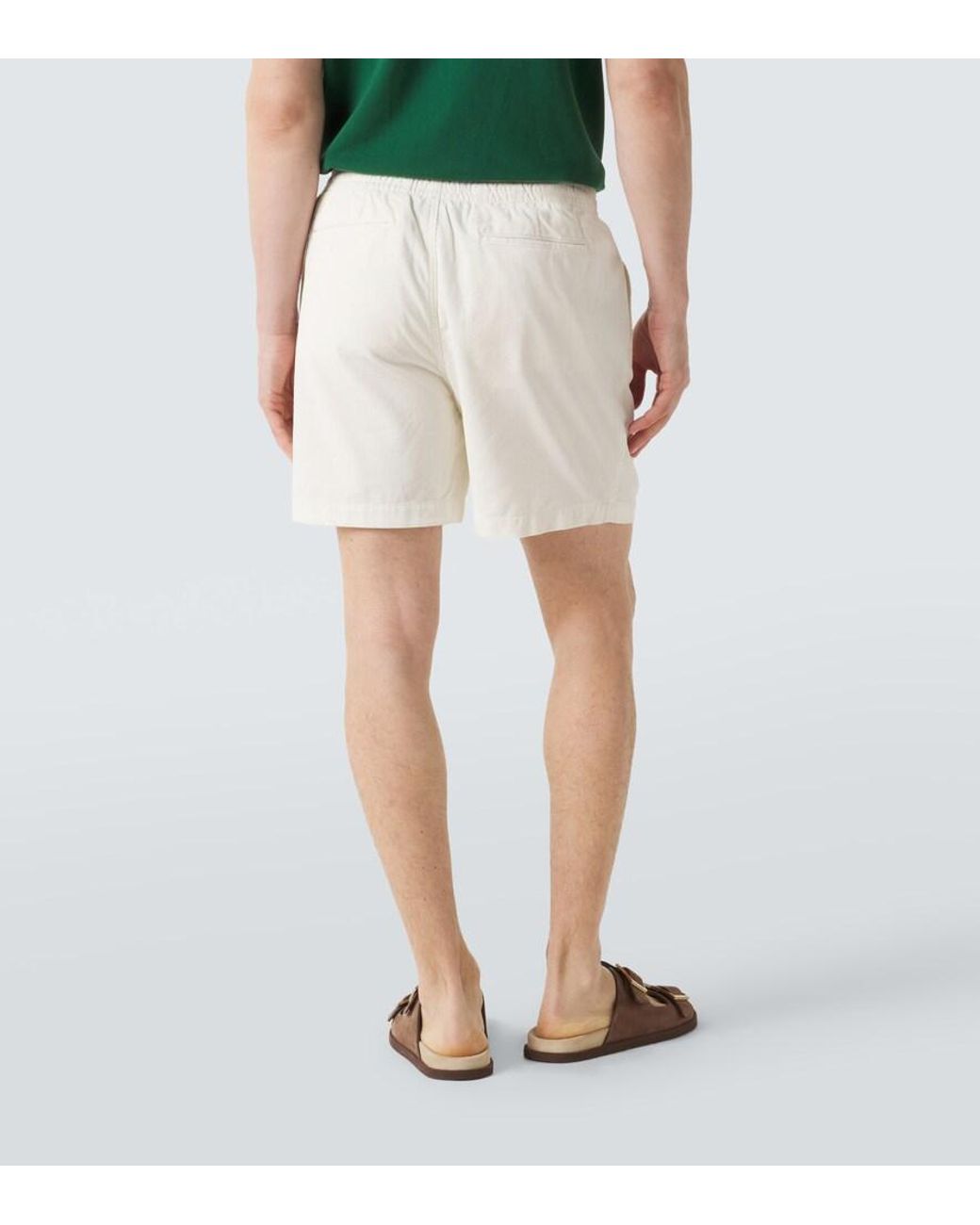 Polo Ralph Lauren White Cotton Shorts for men