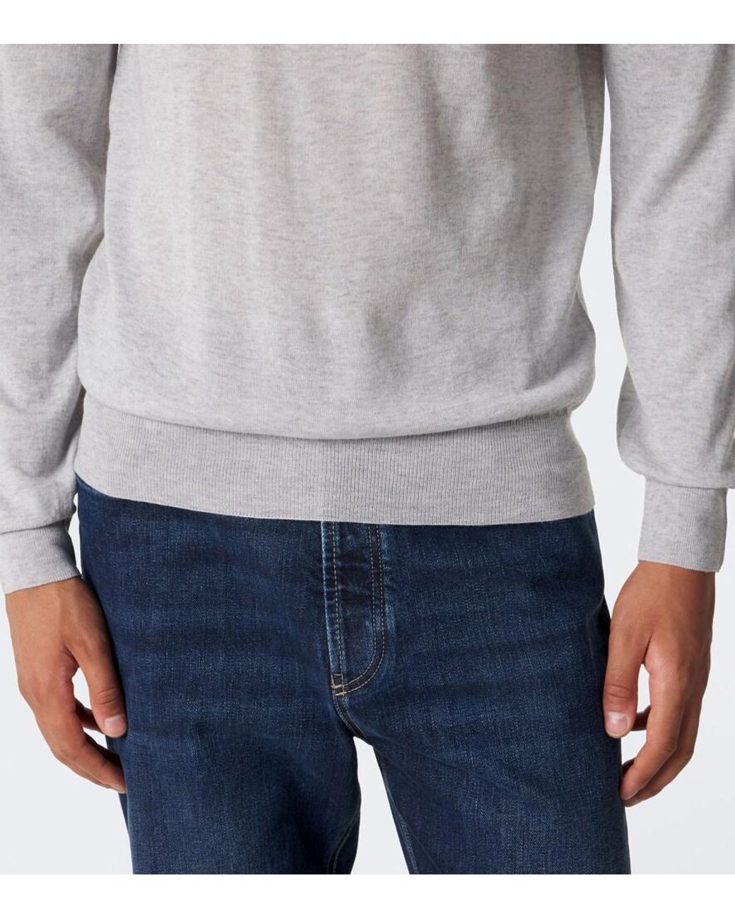 Pullover di Canali in Gray da Uomo