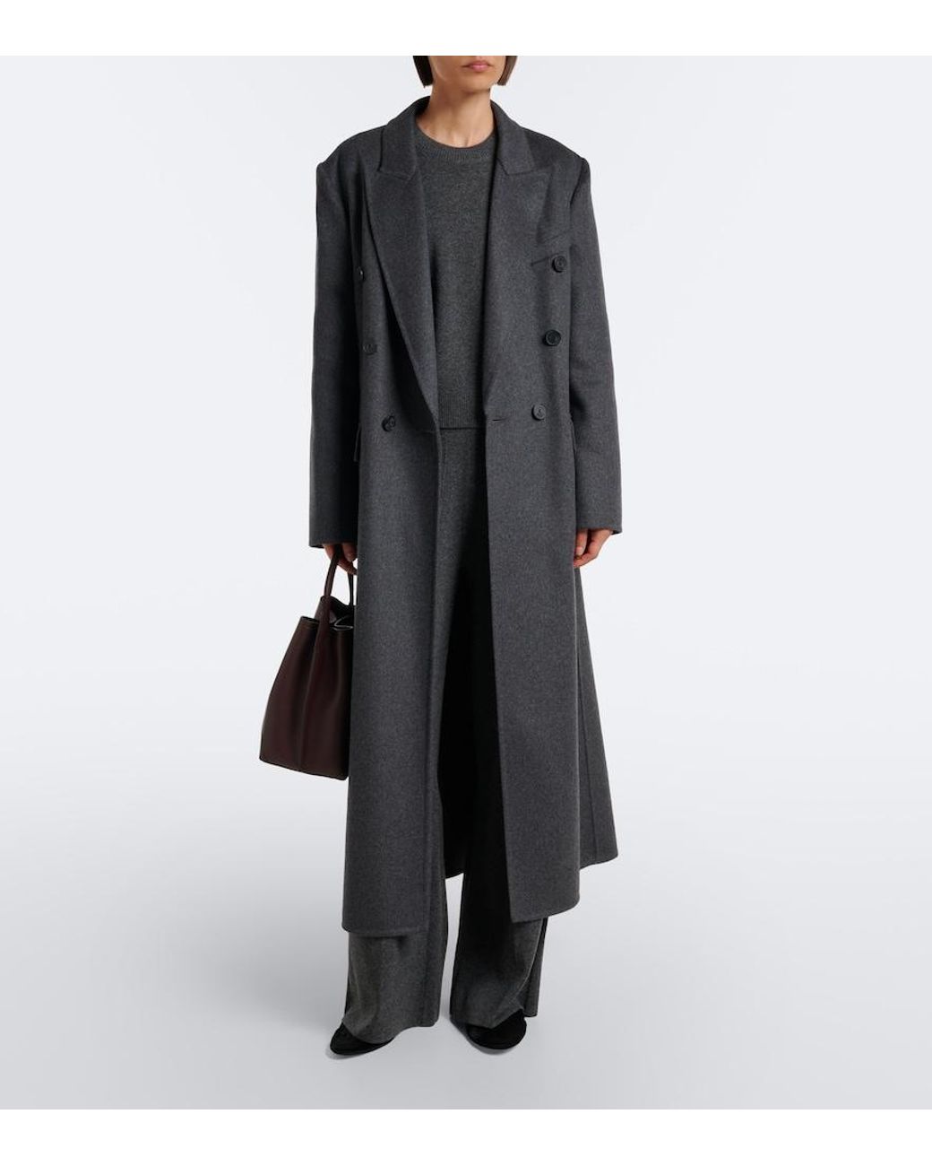 Victoria Beckham Black Wool And Cashmere Sweater