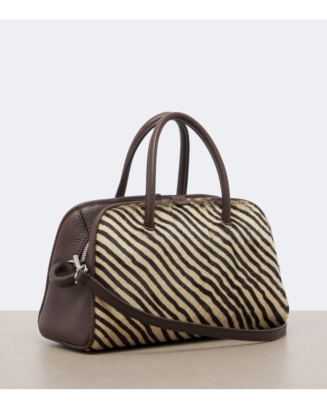 Jacquemus Multicolor Turismo Small Calf Hair Bowling Bag