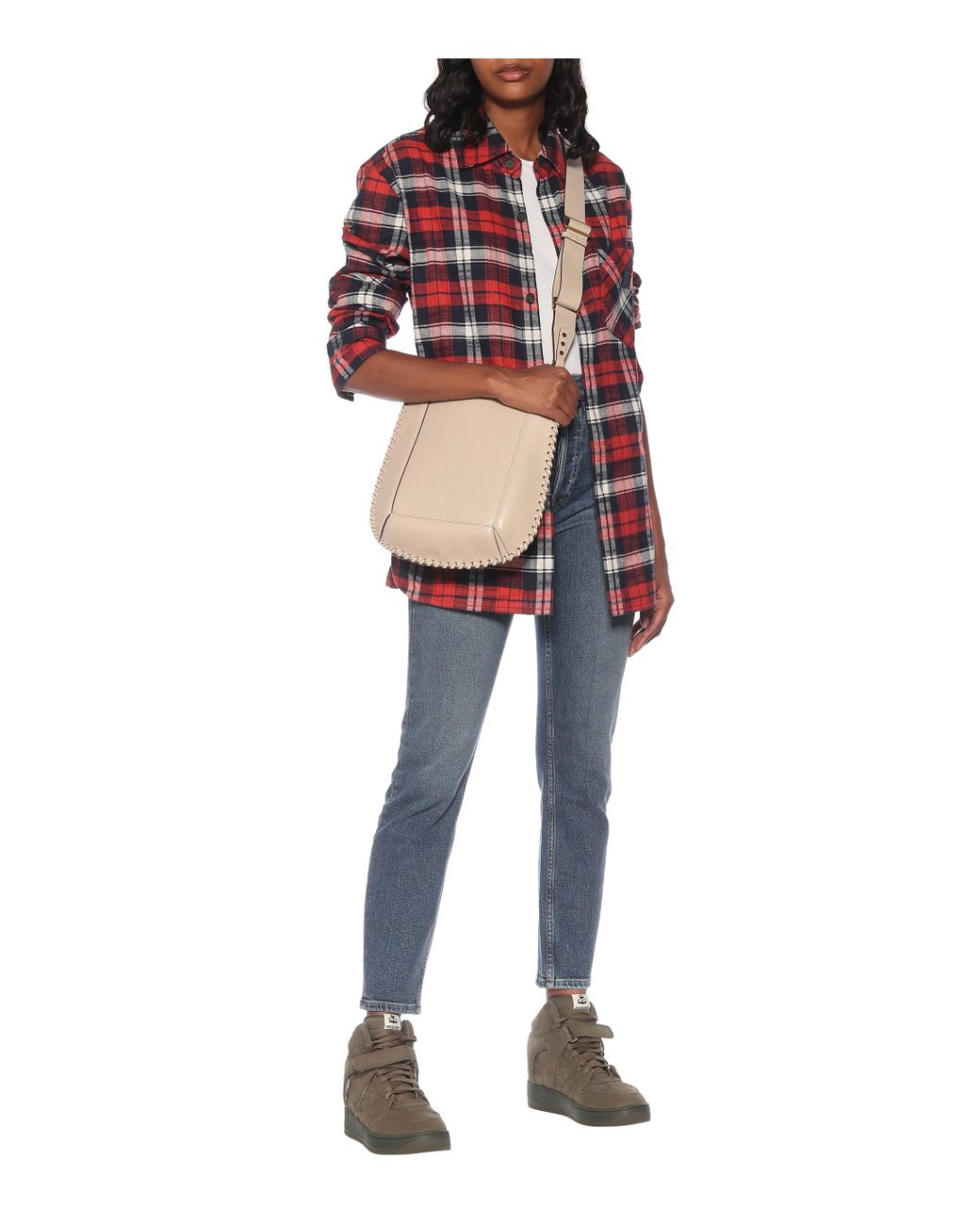 Isabel Marant Brooklee Suede High-top Sneakers - Lyst