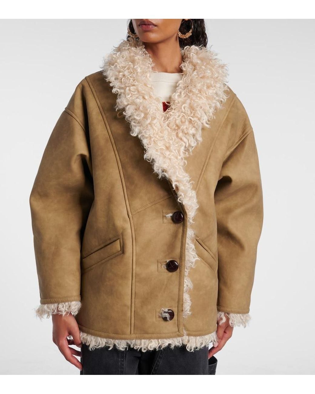 Abrigo Clea Isabel Marant de color Brown