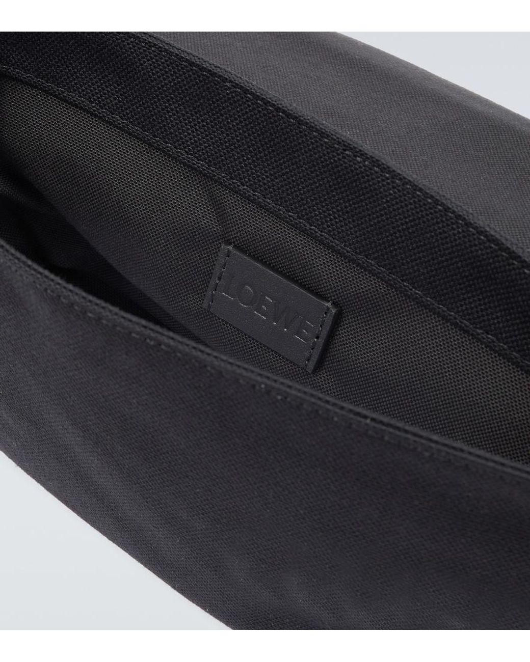 Loewe Messenger Bag Flex Mini Mit Leder in Black für Herren