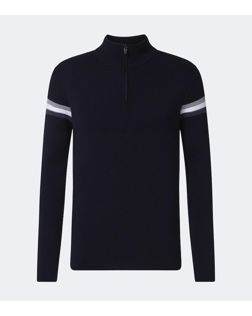 Fusalp Blue Wengen Iv Wool Half-Zip Sweater for men