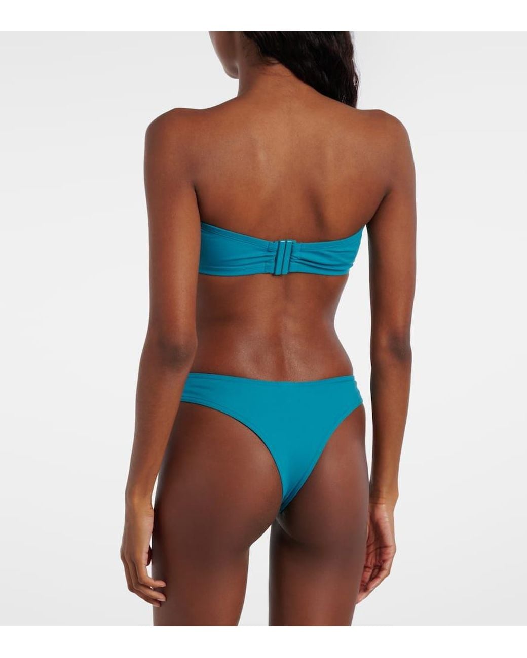 Eres Blue Show Strapless Bikini Top