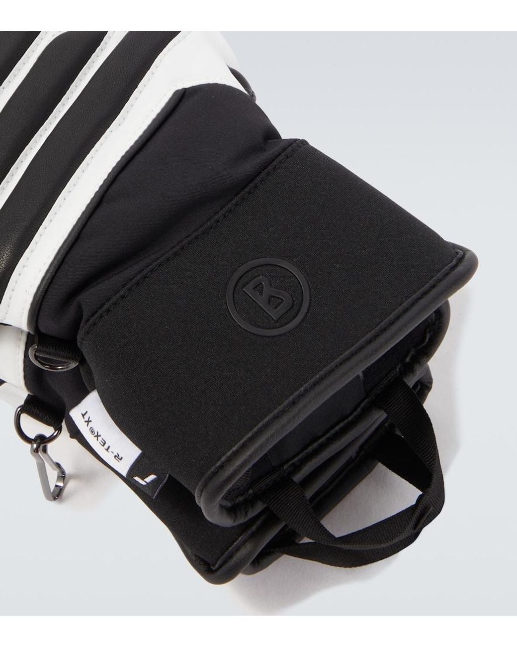 Bogner Black Alex Logo Ski Gloves for men