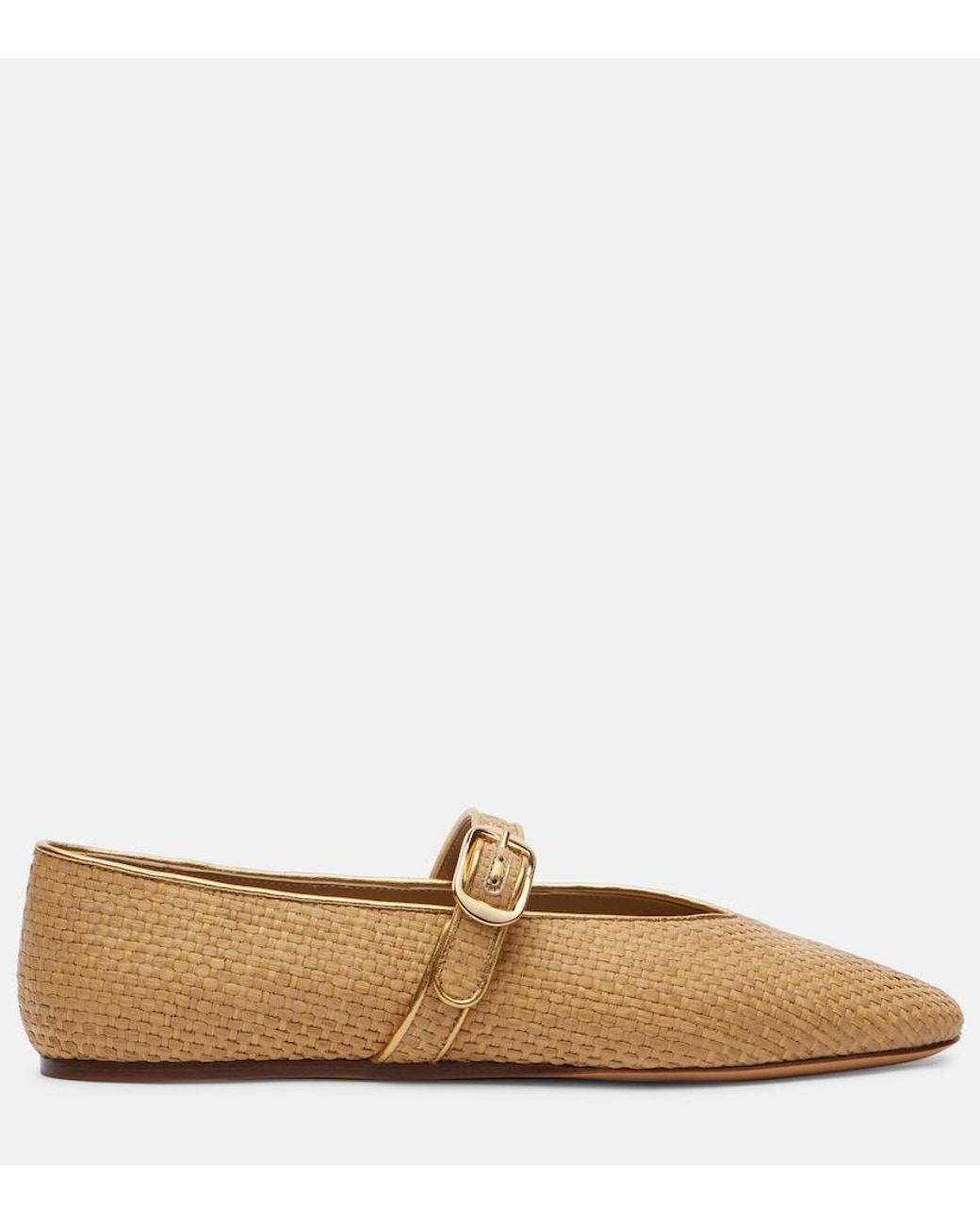 Le Monde Beryl Natural Stella Raffia Ballet Flats