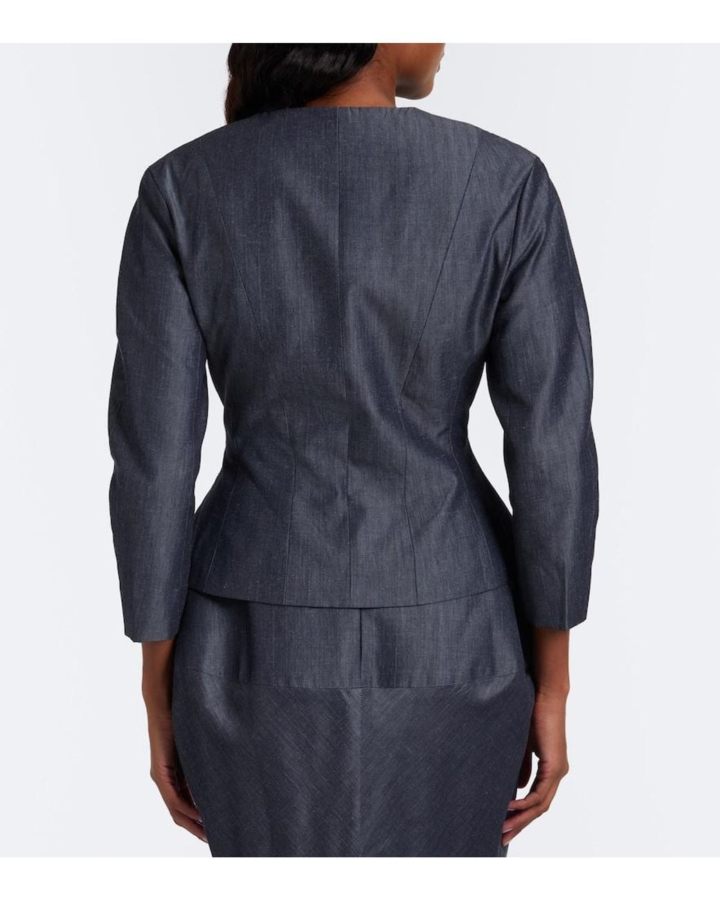 Jacquemus Black Palmier Cotton And Mohair-Blend Jacket