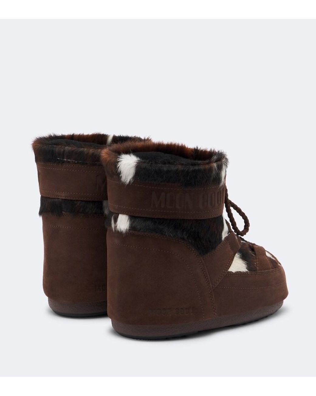 Moon Boot Brown Icon Calf Hair Snow Boots