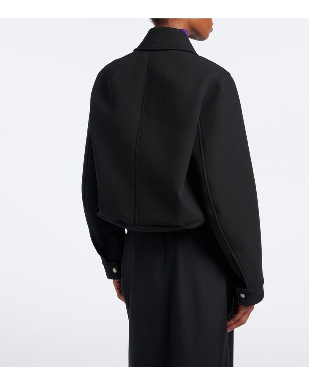 Loewe Black Double L Cotton Blouson Jacket