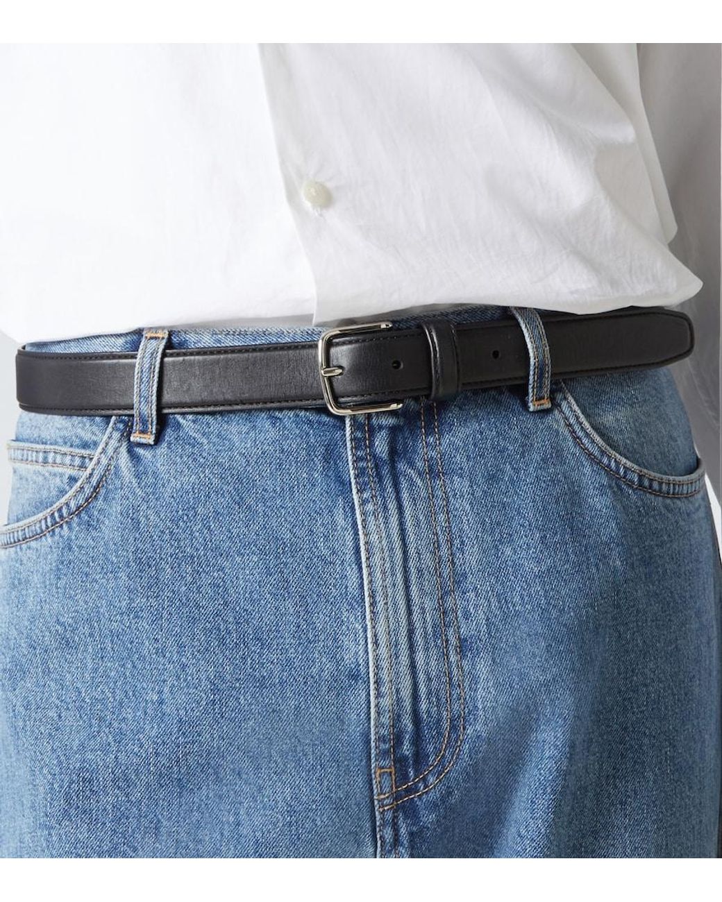 The Row Guertel Classic Aus Leder in Black für Herren